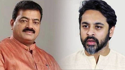 nilesh rane, bhasker jadhav