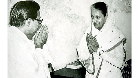Balasaheb Thackeray and Indira Gandhi
