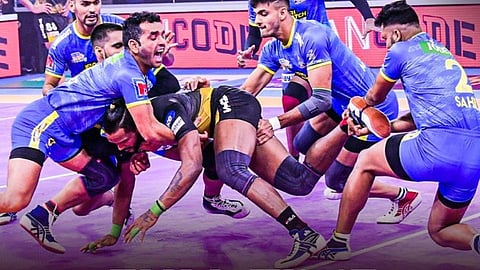 Telugu Titans vs Tamil Thalaivas2nd Match Tie 