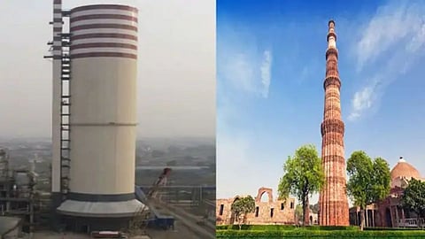 कुतुबमिनारपेक्षाही उंच 'या' खत कारखान्याची उंची!