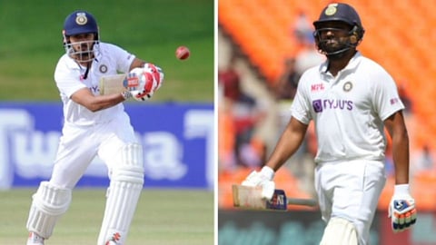 Priyank Panchal And  Rohit Sharma 