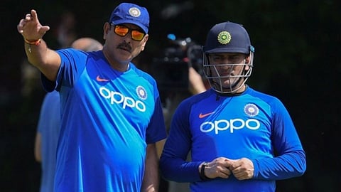 Ravi Shastri 
 MS Dhoni Test Retirement