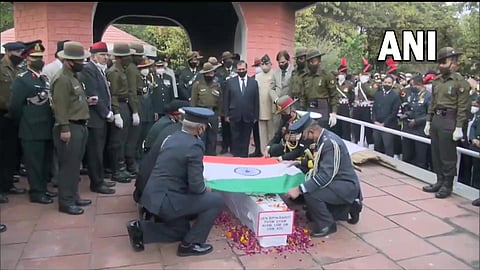 Bipin Rawat Last Rites