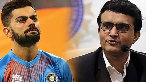 Virat Kohli And Sourav Ganguly