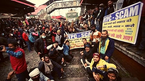 RRB NTPC Protest