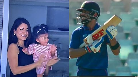 first picture of anushka sharma and virat kohli daughter vamika 