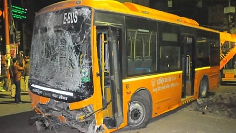 Electric Bus Accident in Kanpur