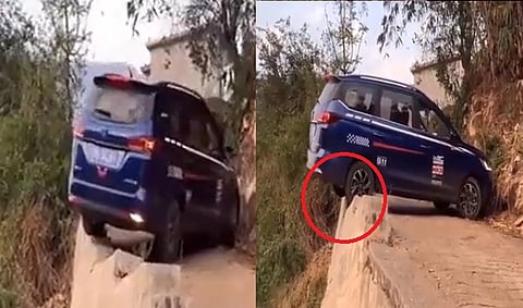 असा ड्रायव्हर कधी पाहिला नसेल!  काय टर्न घेतलाय; Video Viral