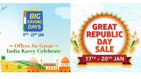 flipkart amazon republic day sales starts from january 17