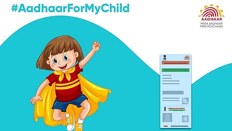 kids aadhar card