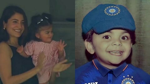 Virat  Kohli's daughter Vamika's face revealed 
