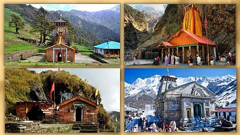 Beautiful temples in Himalaya