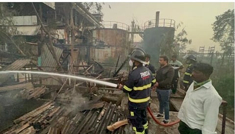 Yashwant Sugar Factory Fire