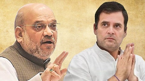 Rahul Gandhi Amit Shah 