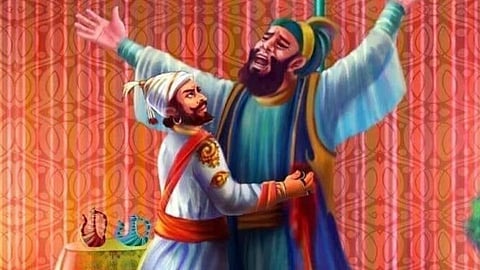 afzal khan killing scene pune ganesh festival live performance of afzal khan killing scene  