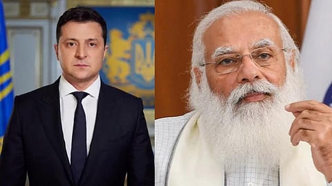 Ukrainian President Volodymyr Zelensky 
