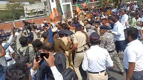 Congress Agitation Against PM Modi Parliament Speech