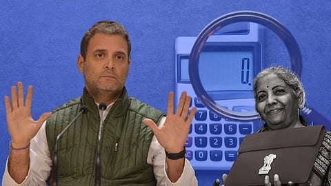 बजेटमधून मिळाला 'एवढा मोठा भोपळा'; राहुल गांधींची खोचक प्रतिक्रिया