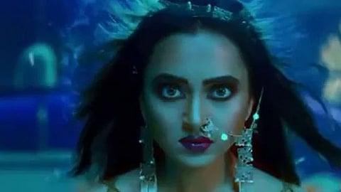 Tejasswi Prakash as Naagin in the sixth season of the show. 