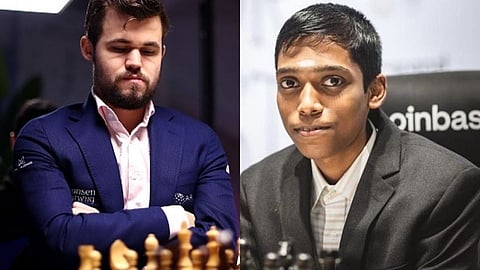 R Praggnanandhaa Defeat world no 1 chess Player Magnus Carlsen in Airthings Masters 