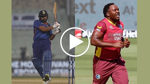 India vs West Indies, 1st T20I  Rohit Sharma vs  Odean Smith