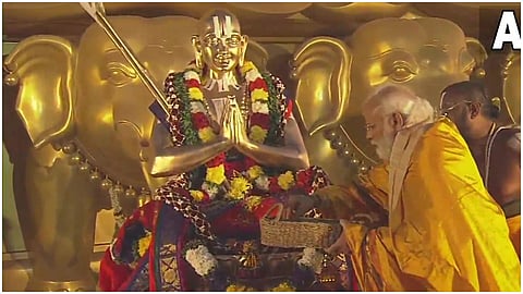 PM Modi at Statue of Equality