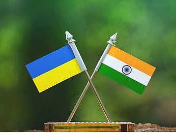 Indo-Ukraine relations at the international level