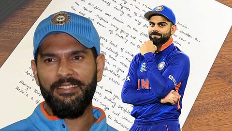 Yuvraj Singh Wrote emotional letter to Virat Kohli 
