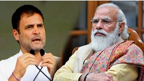 Rahul Gandhi and Narendra Modi