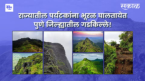 राज्यातील पर्यटकांना भूरळ घालतायेत पुणे जिल्ह्यातील गडकिल्ले!