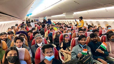 Flight carrying 240 Indians from hungary has taken off for Delhi  