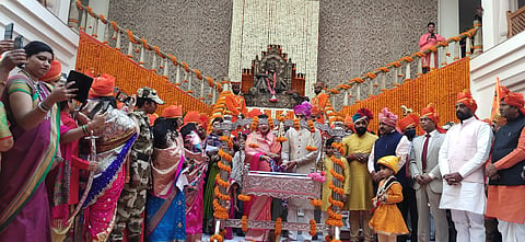 Delhi Maharashtra Sadan shivaji maharaj Jayanti