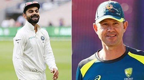 Ricky Ponting and Virat Kohli 