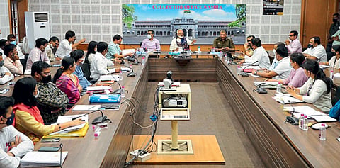 Minister Chhagan Bhujbal meeting.