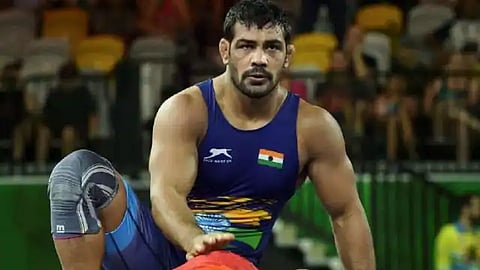 
olympic medalist sushil kumar give fitness and wrestling coaching tihar jail 