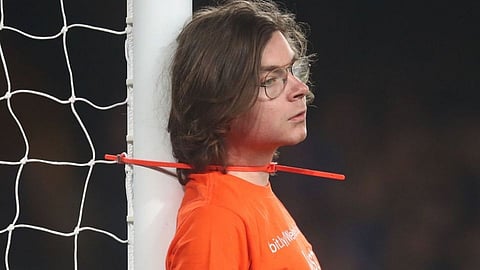 Premier League Football Just Stop Oil Protest 