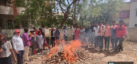  Plastic Waste Holi Festival at College