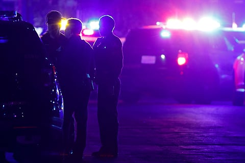 A father shot dead three of his own children Monday before turning the gun on himself in a US church