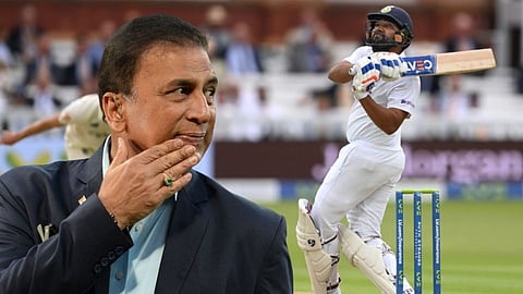 Sunil Gavaskar And Rohit Sharma 