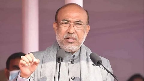 N. Biren Singh Oath Taking Ceremony
