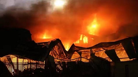 Fire in Dharavi