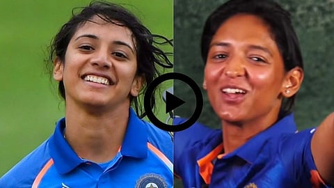Smriti Mandhana Smile Harmanpreet Bhangra Video Gone Viral 