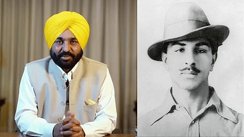 cm bhagwant mann connection with bhagat singh 