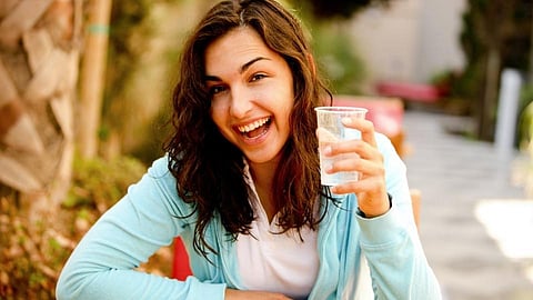 A glass of water can help with anxiety and calm you down