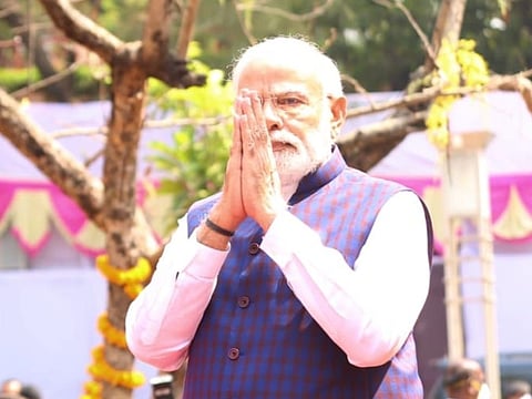 Jammu Kashmir camp Tight security backdrop Prime Minister Modi visit