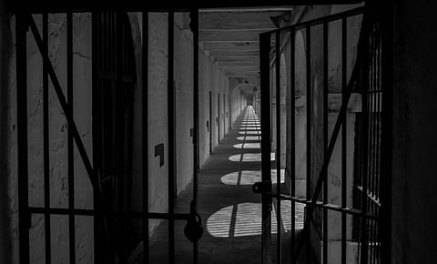 Police brutality in lockup