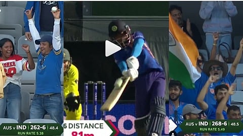 Pooja Vastrakar Hit Massive Six In Slog Over Against Australia 