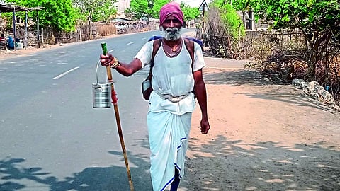 Farmer Bhausaheb Daval Birari