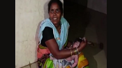 Amid heavy power cuts, woman gives birth under torch light in Visakhapatnam
