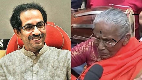 fire ajji chandrabhaga shinde meets cm uddhav thackeray amide maharashtra political crisis 